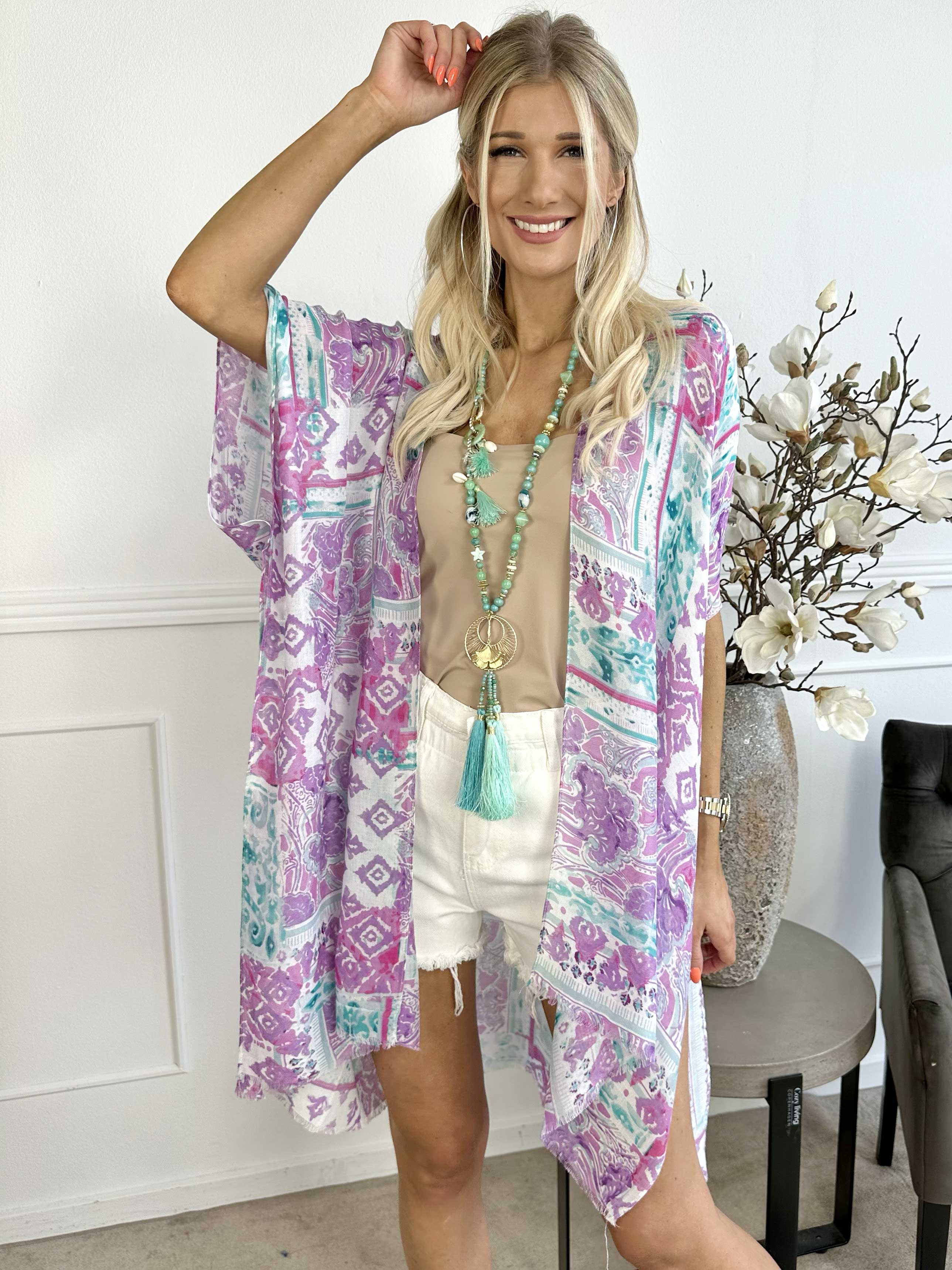 Alexandrine - Lätt och luftig bomullskimono